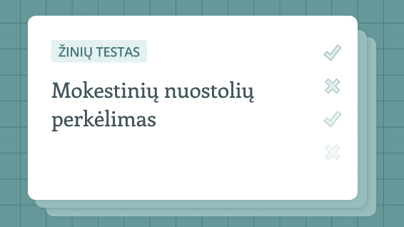 Pasitikrinkite žinias