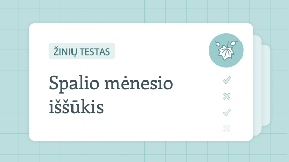 Pasitikrinkite žinias