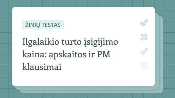 Pasitikrinkite žinias
