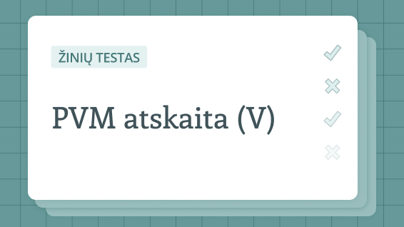 Pasitikrinkite žinias