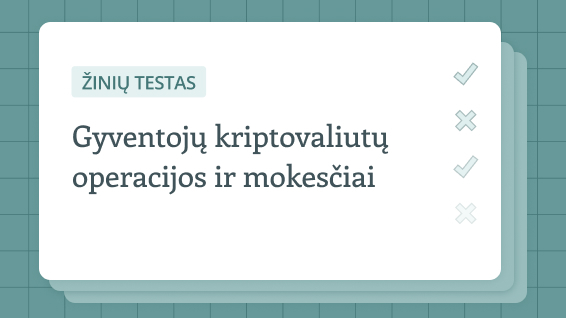 Pasitikrinkite žinias