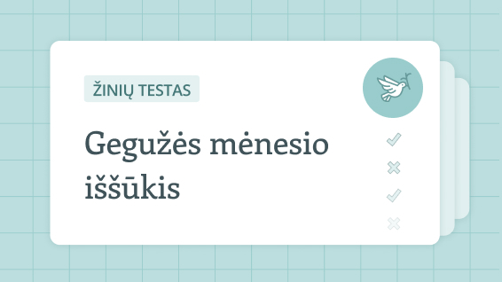 Pasitikrinkite žinias