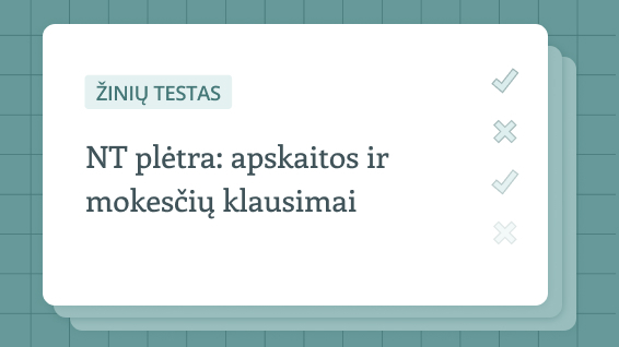 Pasitikrinkite žinias