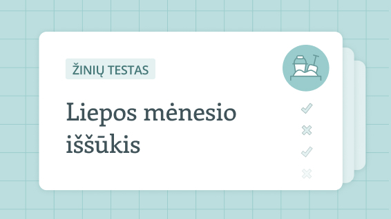 Pasitikrinkite žinias