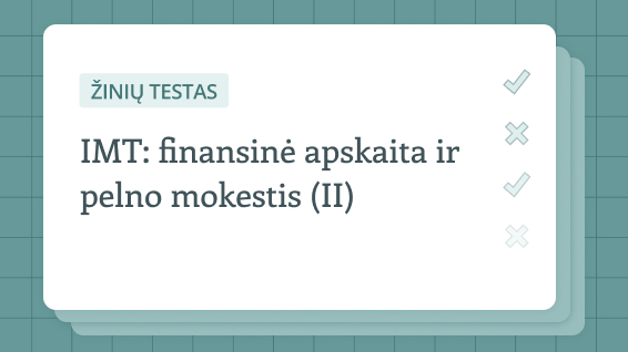 Pasitikrinkite žinias