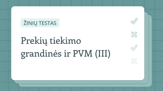 Pasitikrinkite žinias