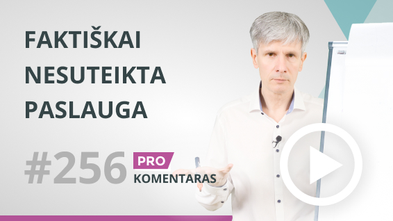 Faktiškai nesuteikta paslauga